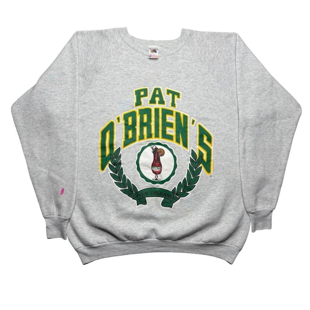 Vintage 90s St. Patrick's Day, Pat O'Brien's Obriens New Orleans beer sweater‎